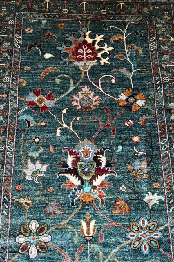 Kabul Chobrang Qazaq Wool Runner - 10x2.7