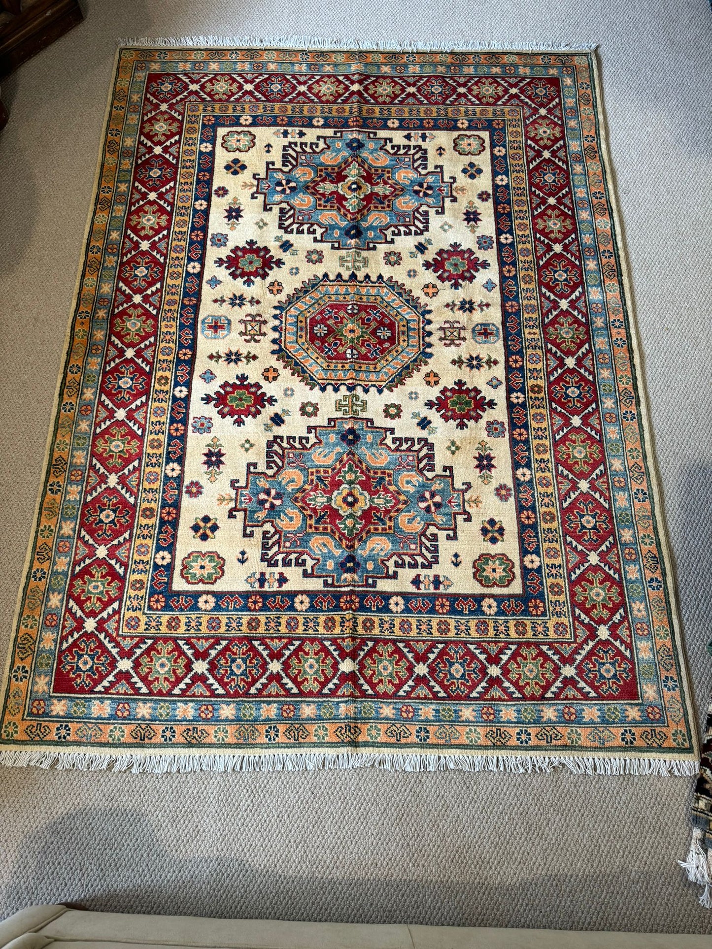 Handwoven Qazaq Rug