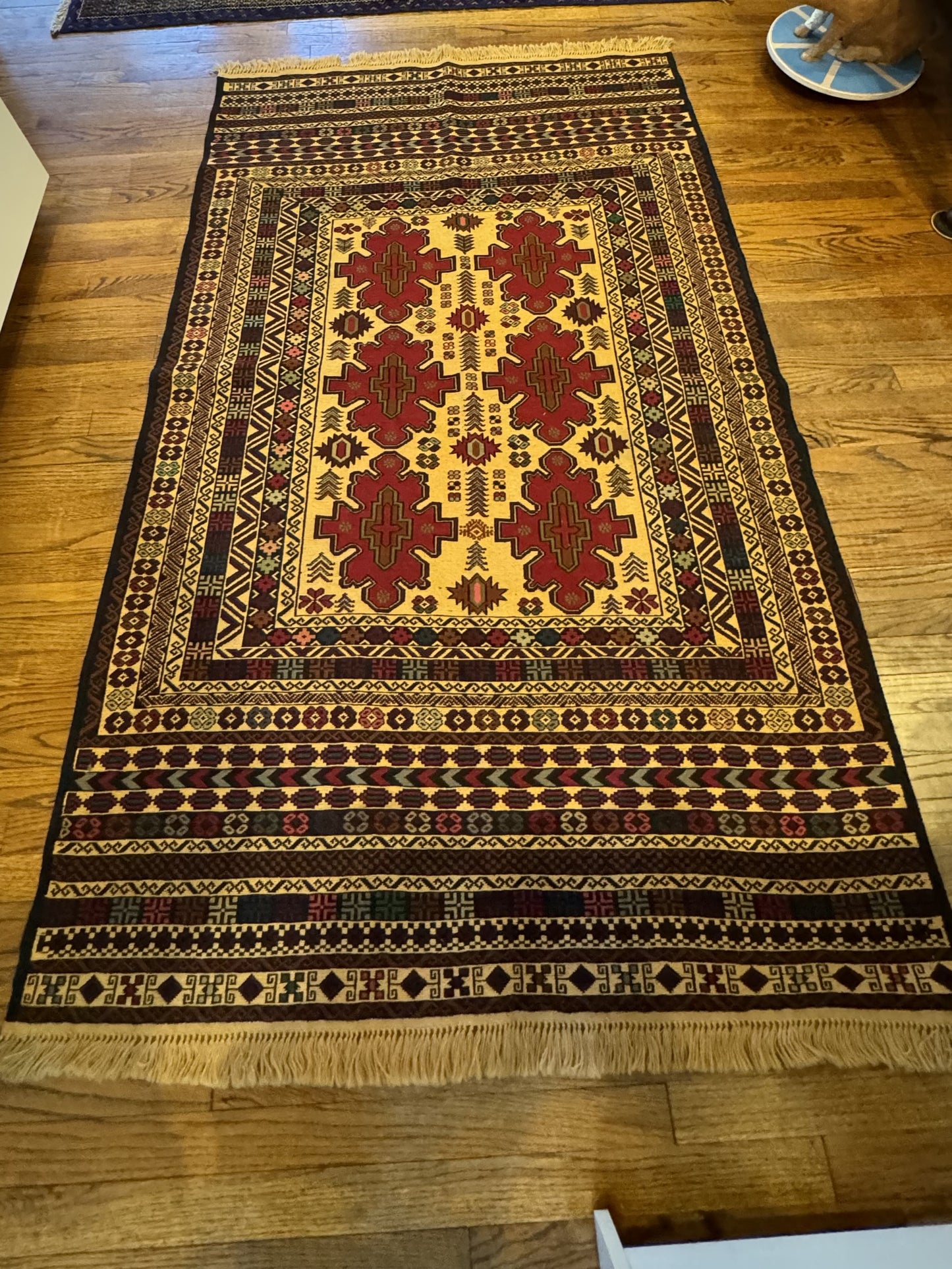 Herat Maliki Kilim Rug (6.5 x 4.3 ft)