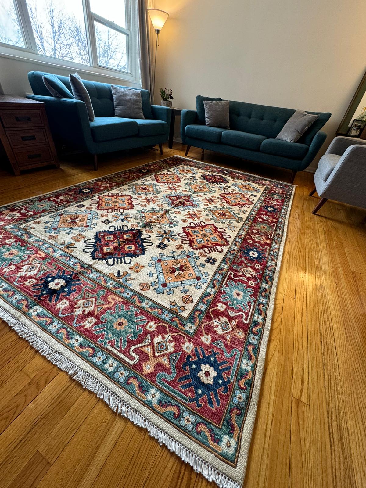 Kabul Heritage Chobi Wool Rug - 10x6 ft