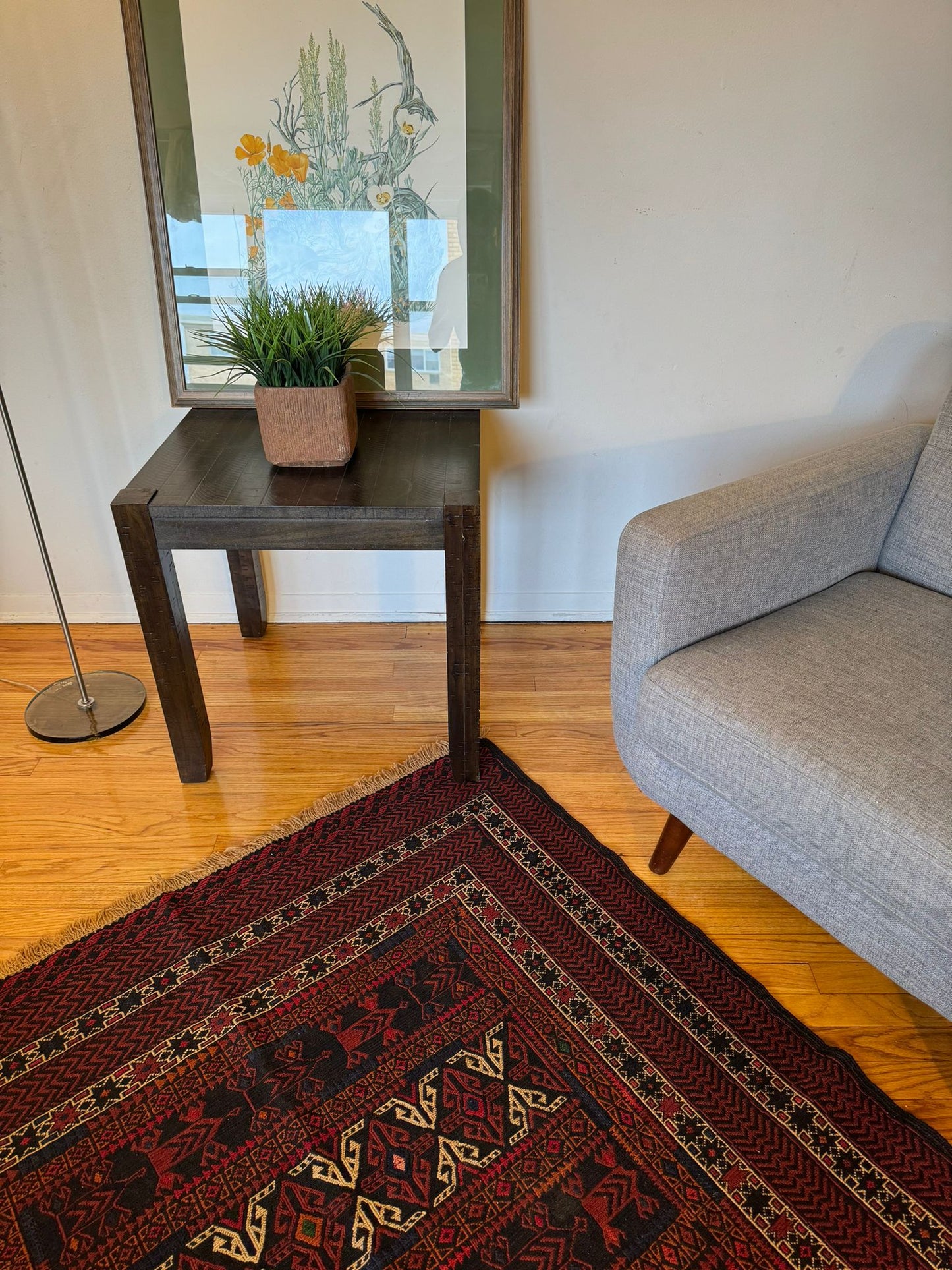 Tribal Wool Rug - 6.3x4.2 Feet