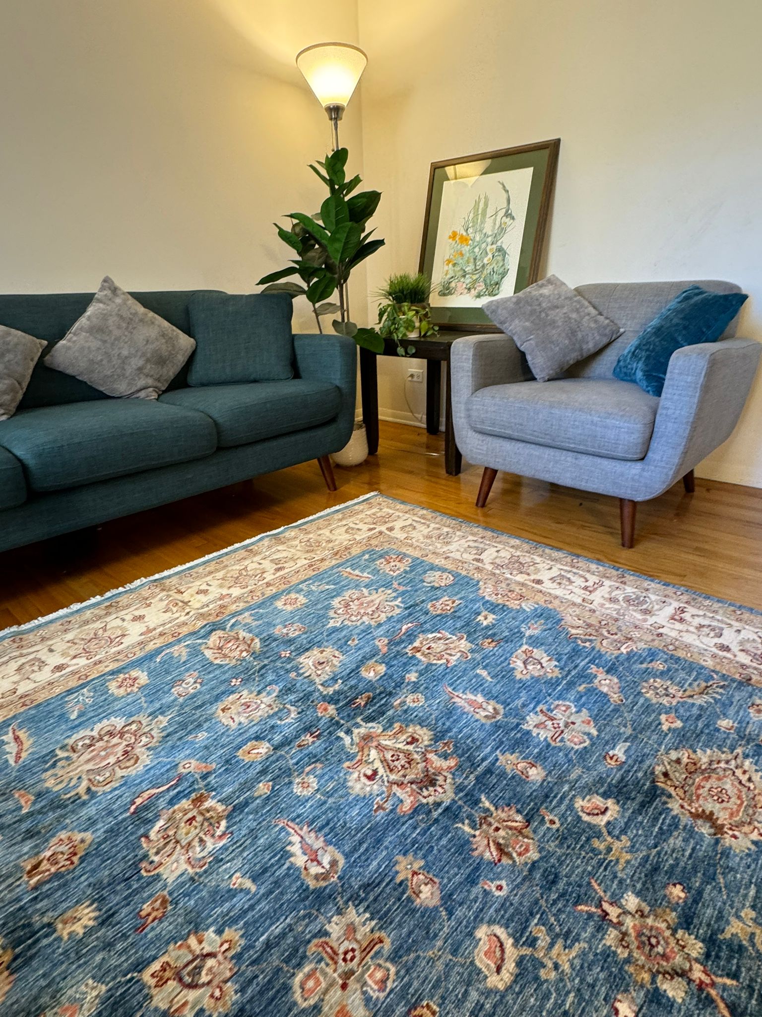Blue Area Rug