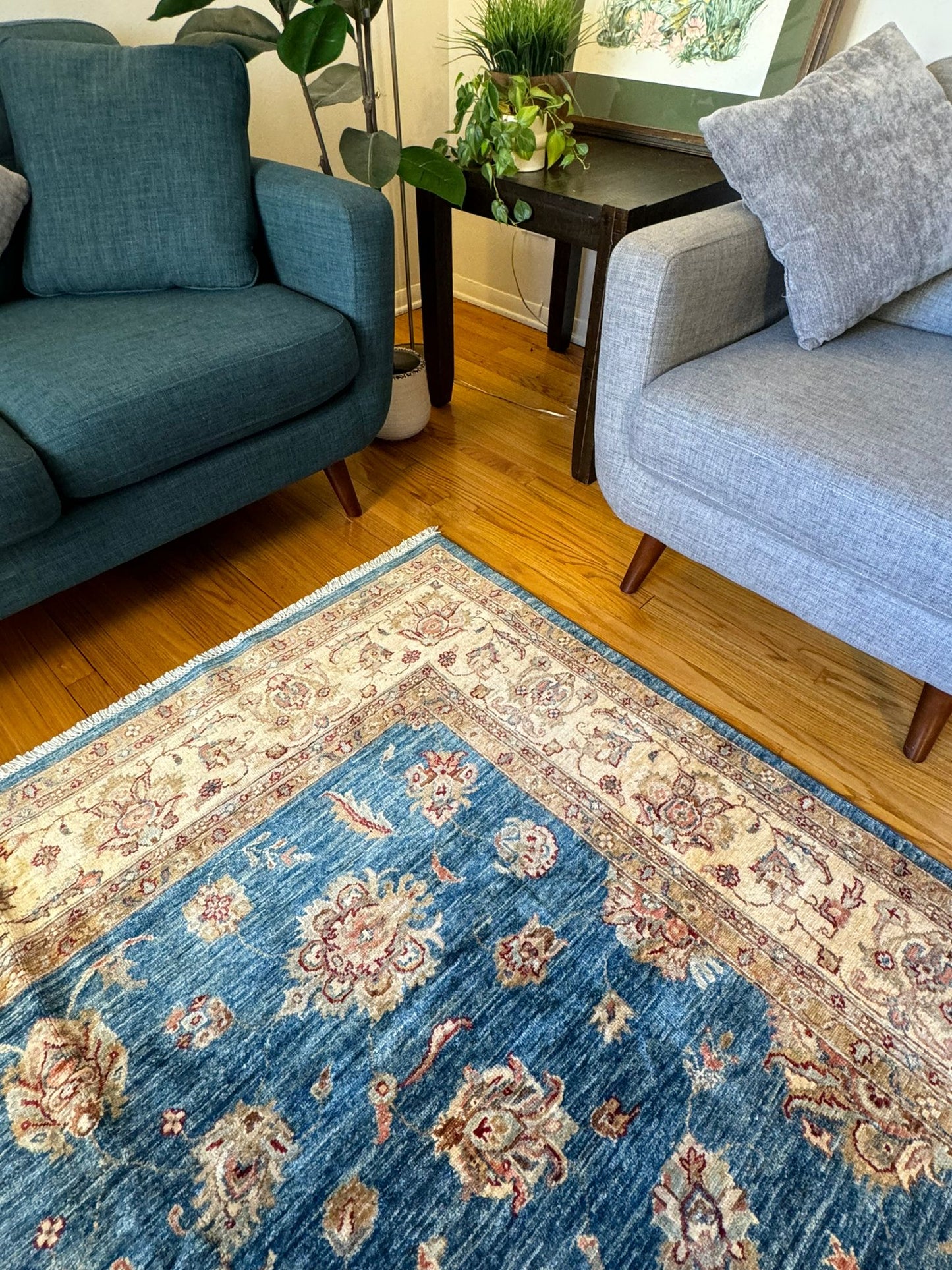 Handmade Floral Rug