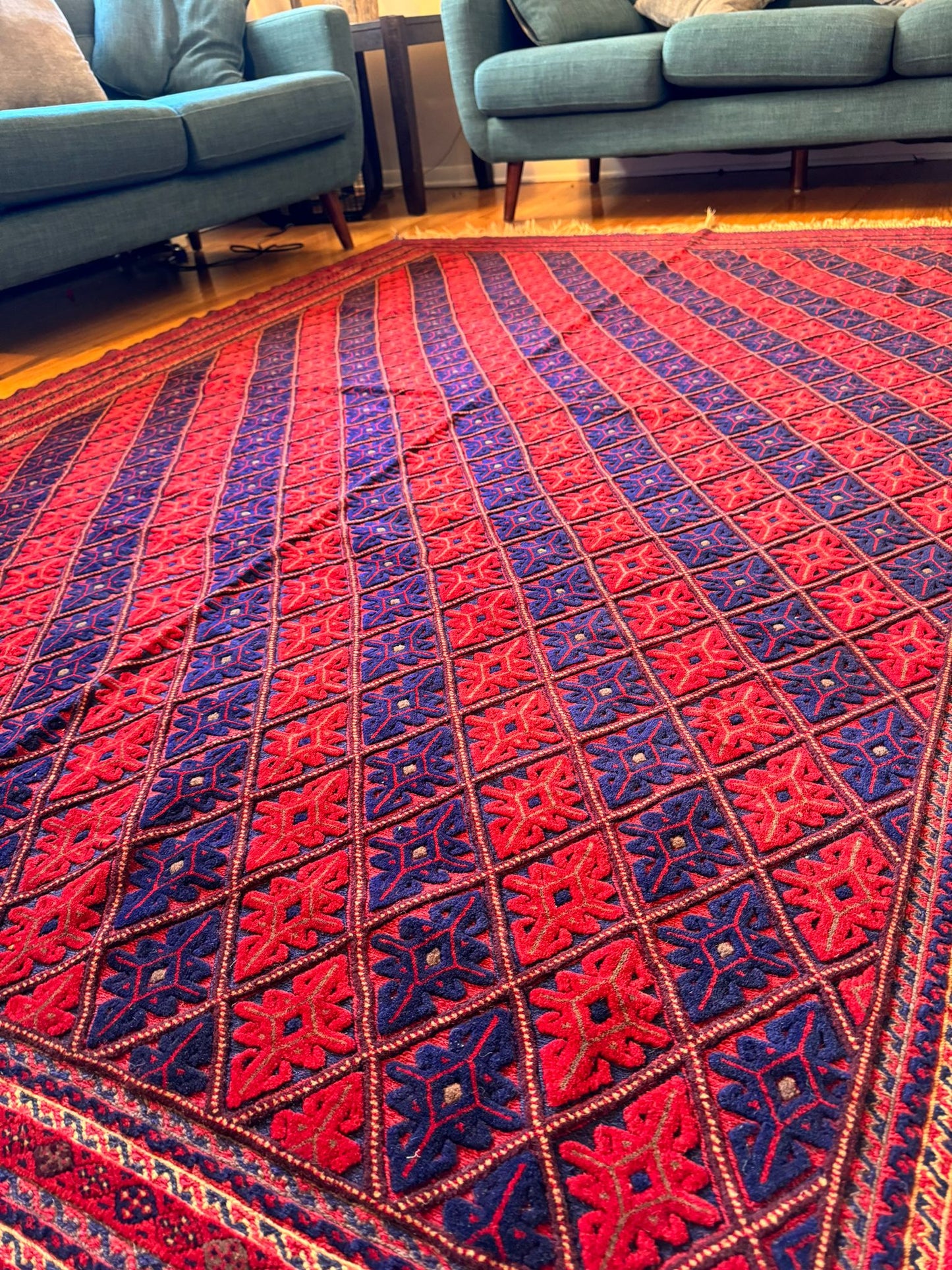 Nakhunak Kilim-Rug Hybrid 10x7.2ft