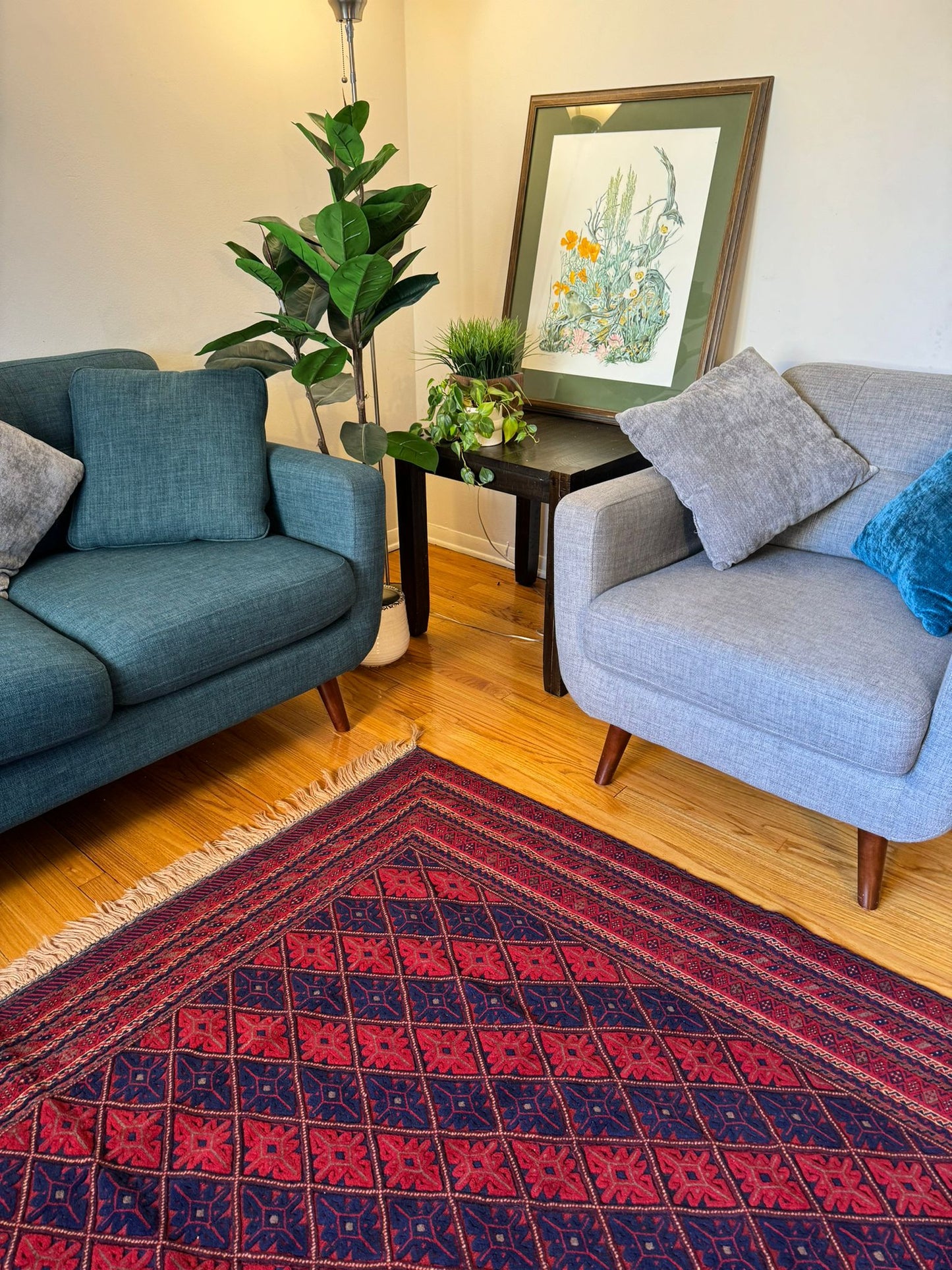 Nakhunak Kilim-Rug Hybrid 10x7.2ft