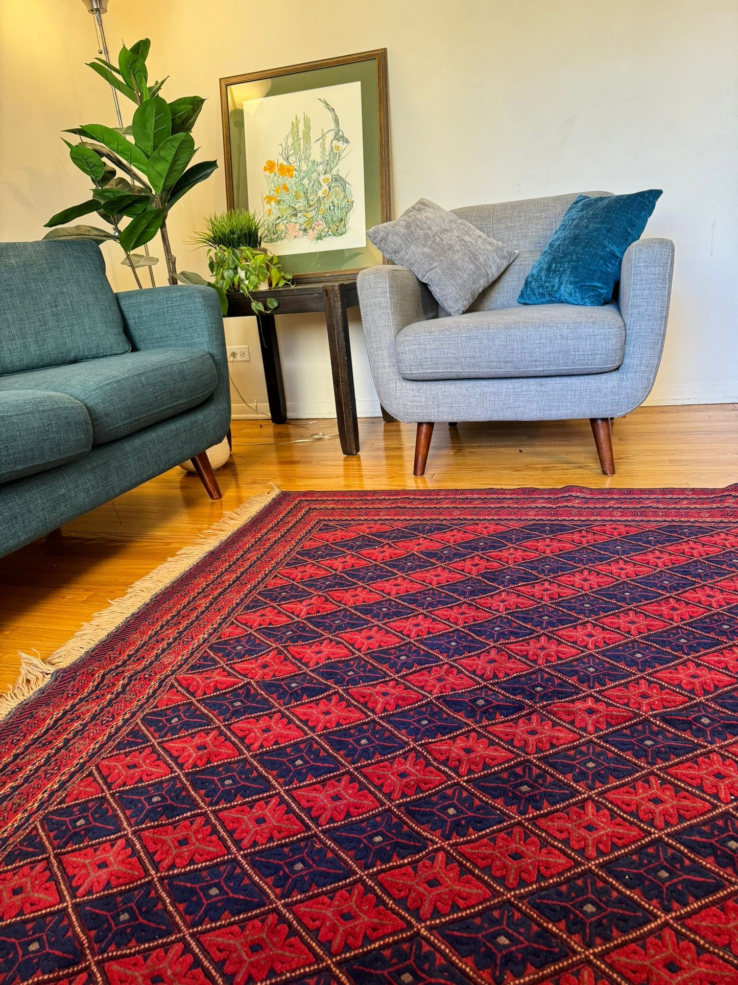 Nakhunak Kilim-Rug Hybrid 10x7.2ft