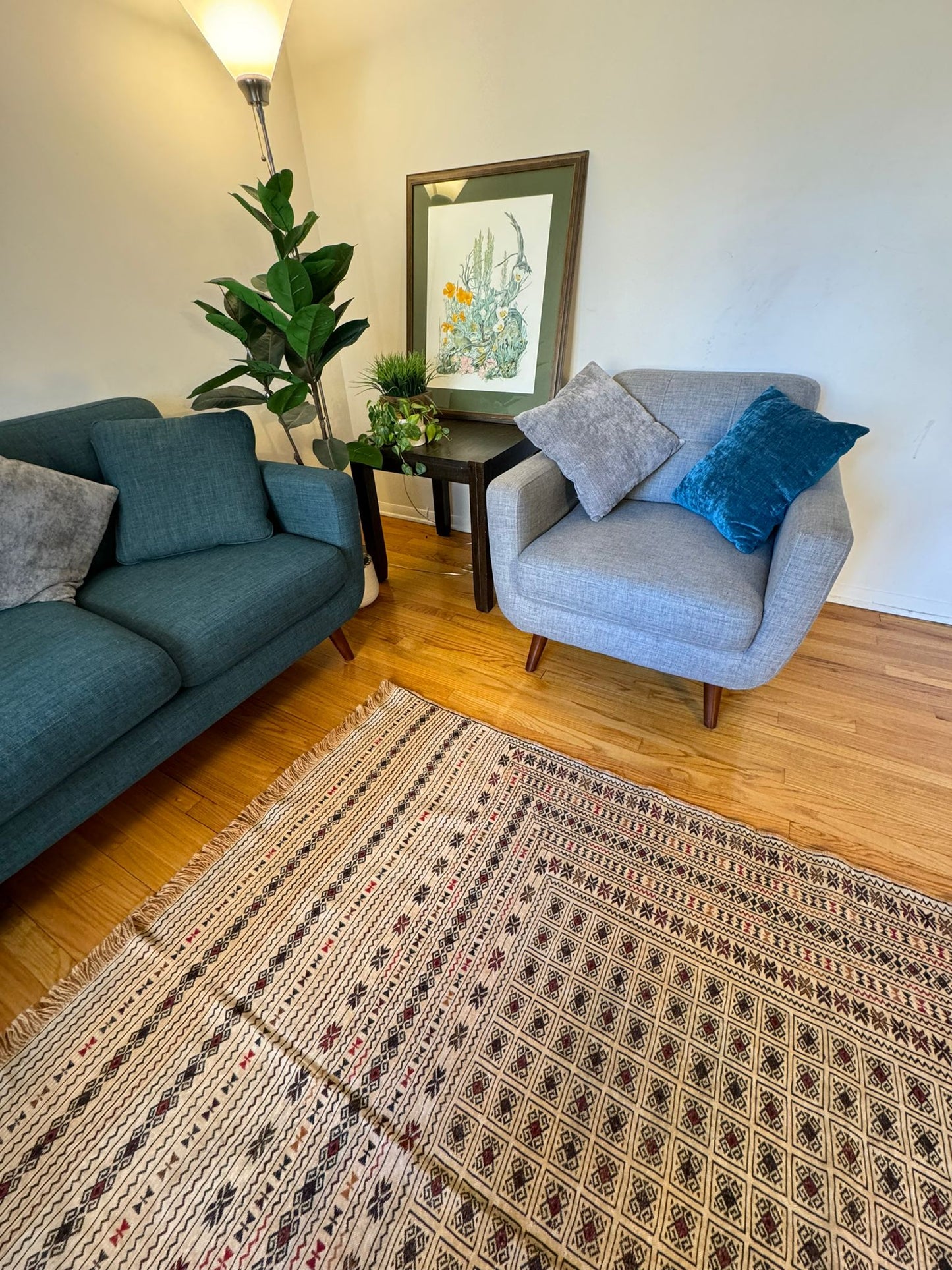 Ghalmoori Kilim- Handcrafted Afghan Weave 9.5x6.5ft