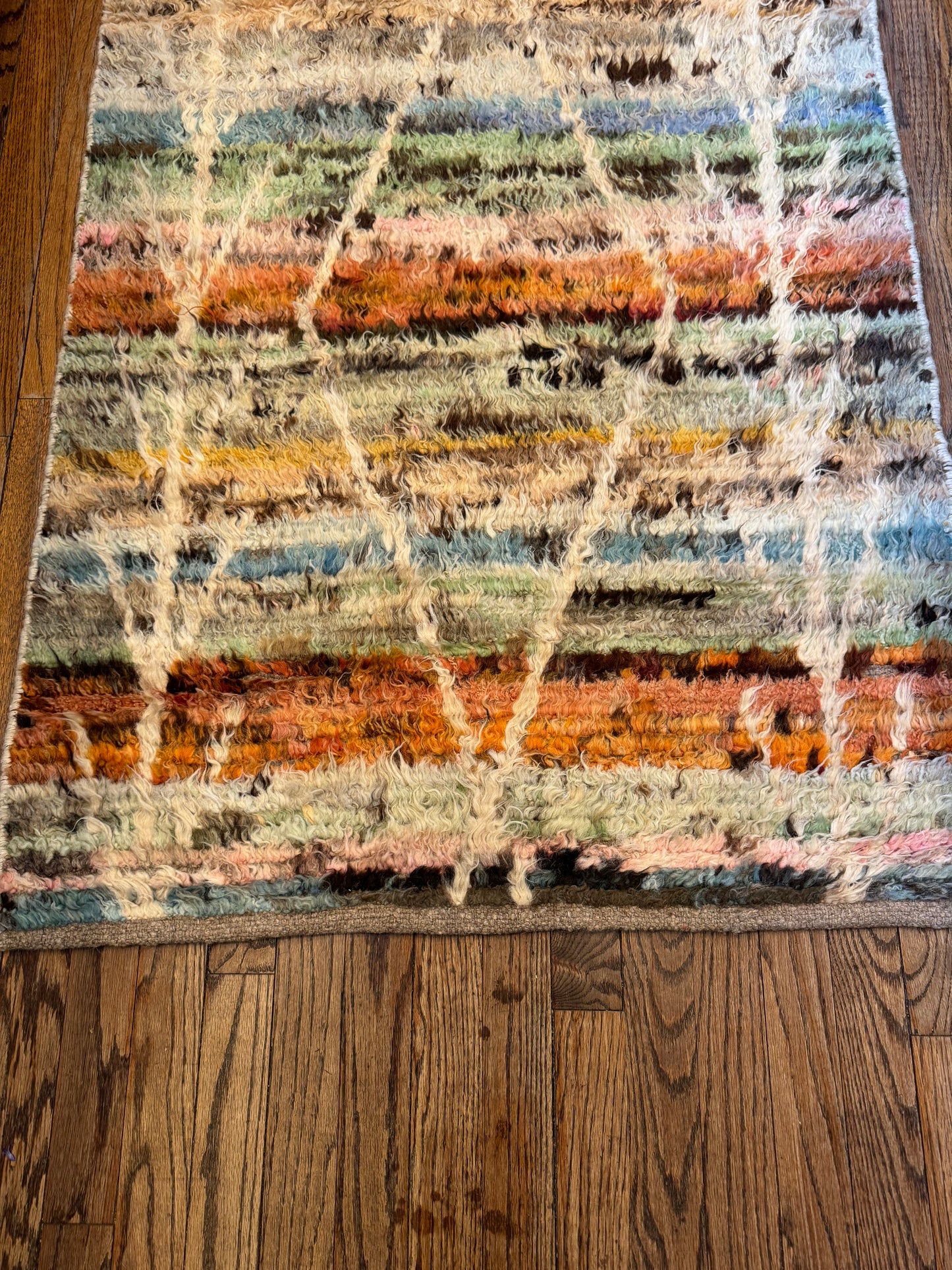 Vibrant Gabbaa Runner Rug (9.7 x 2.8 ft)