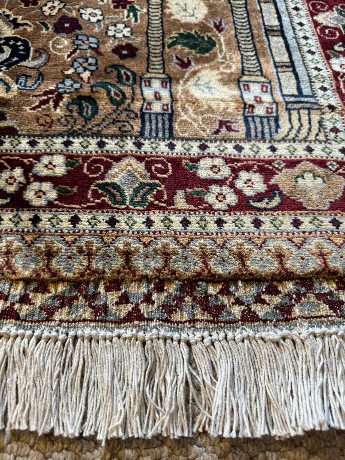 Mazar Sharif Handwoven Prayer Rug (4.3 x 2.7 ft)