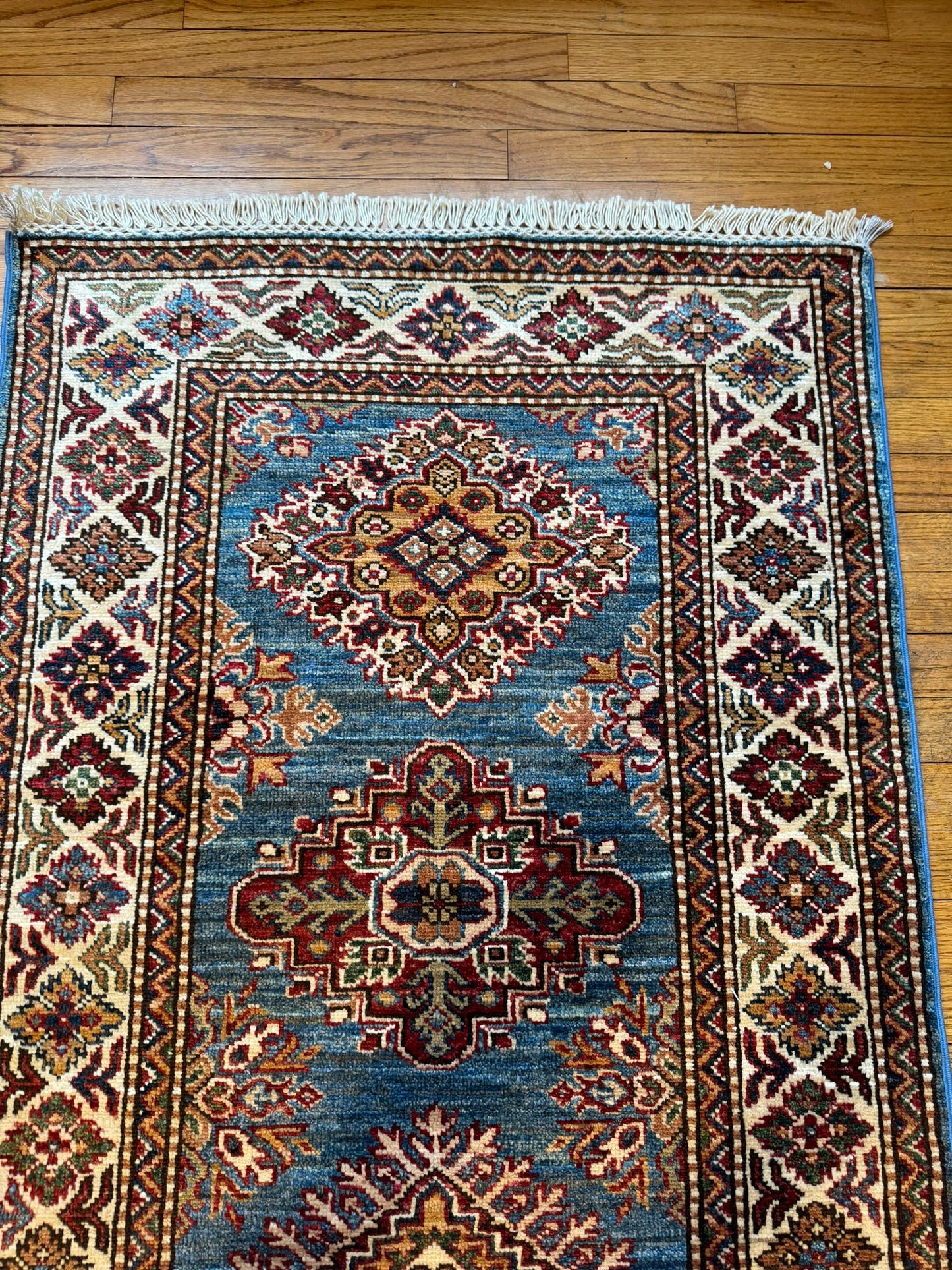 Qazaq Runner Rug 8.2 x 2.7 feet