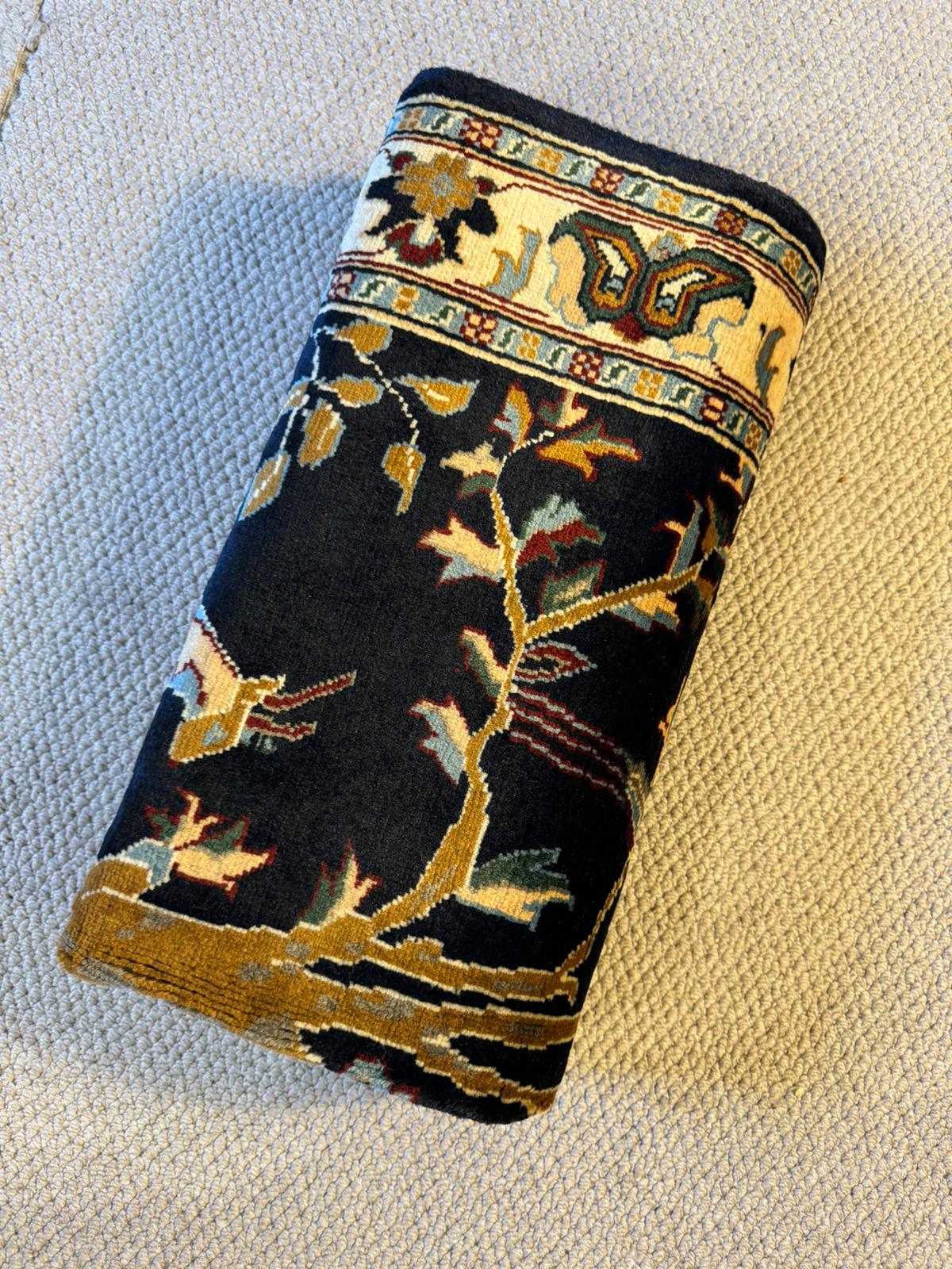 Hand-Knotted Tree of Life Rug (5 x 3.3 ft)