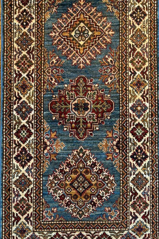 Qazaq Runner Rug 8.2 x 2.7 feet