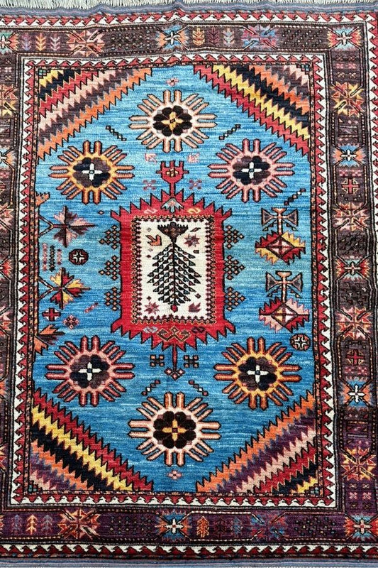 Handmade Vintage Rug- Baluchi Design