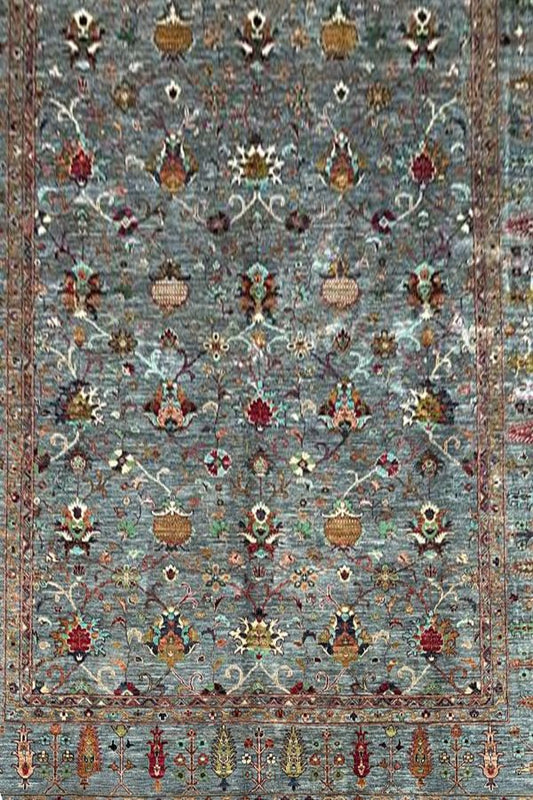 Large Handwoven Chobrang Rug - 12.2x9.7 ft