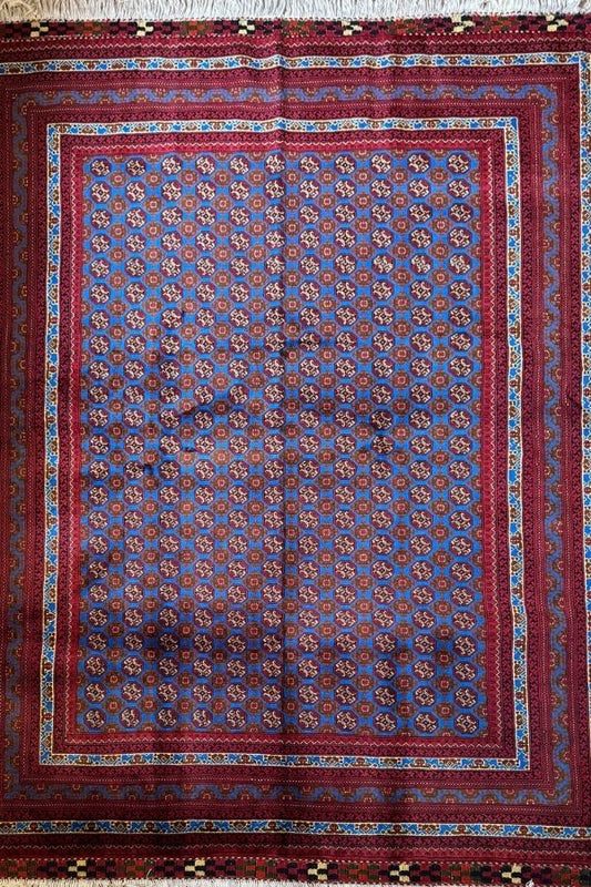 Mazar Sharif Rug- Khoja Roshnayee Traditional Afghan Rug