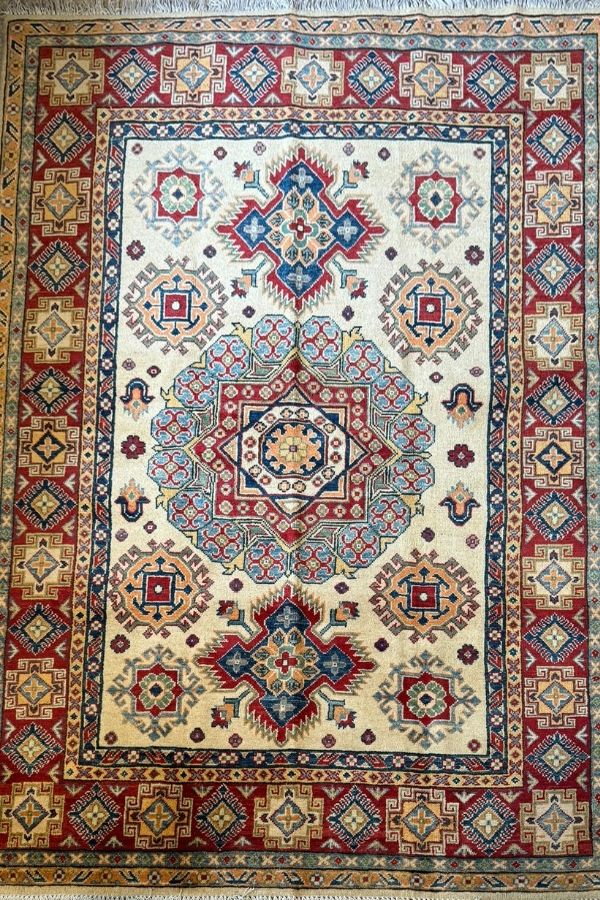 Hand-Knotted Oriental Rug- Aqcha Artisanal Masterpiece