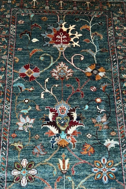 Kabul Chobrang Qazaq Wool Runner - 10x2.7