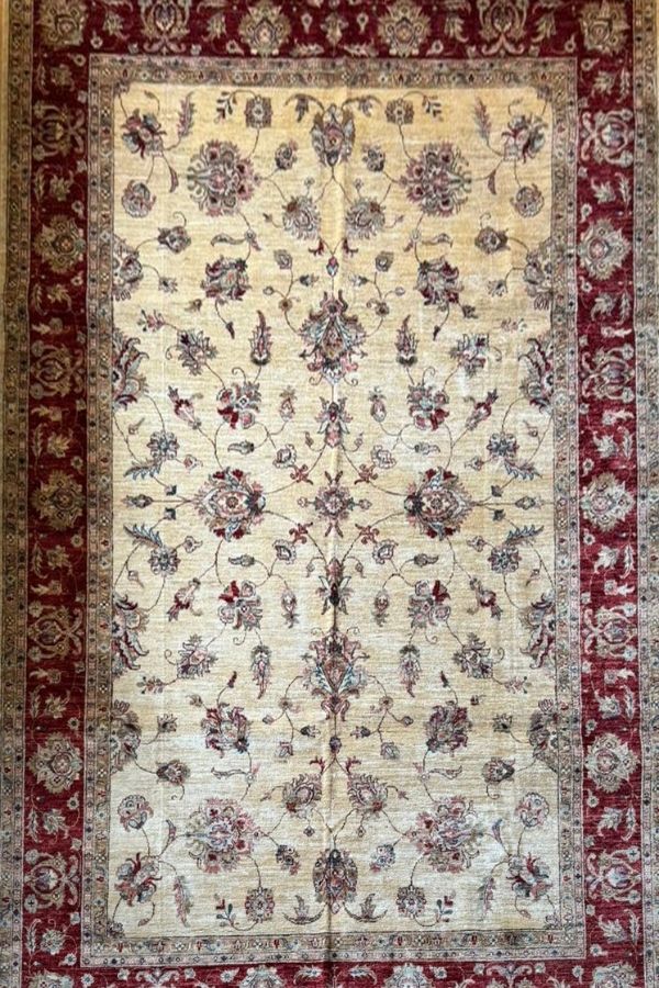 Handwoven Afghan Area Rug- Chobrang 7x10ft