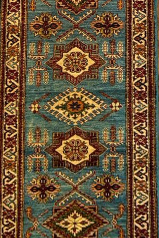 Hand-Knotted Runner Rug - 10.5' x 2.8'