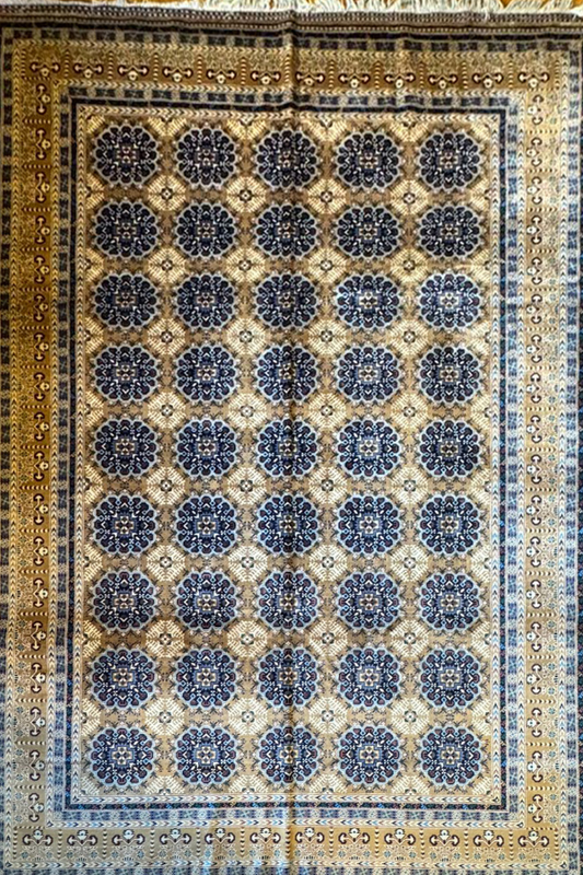 Tobra Gul Hand-Knotted Rug - 10x6.8ft