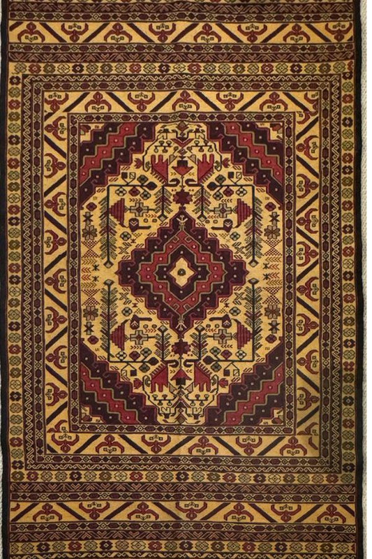 North Afghanistan Maliki Treasure Rug - 6.3x4.2ft