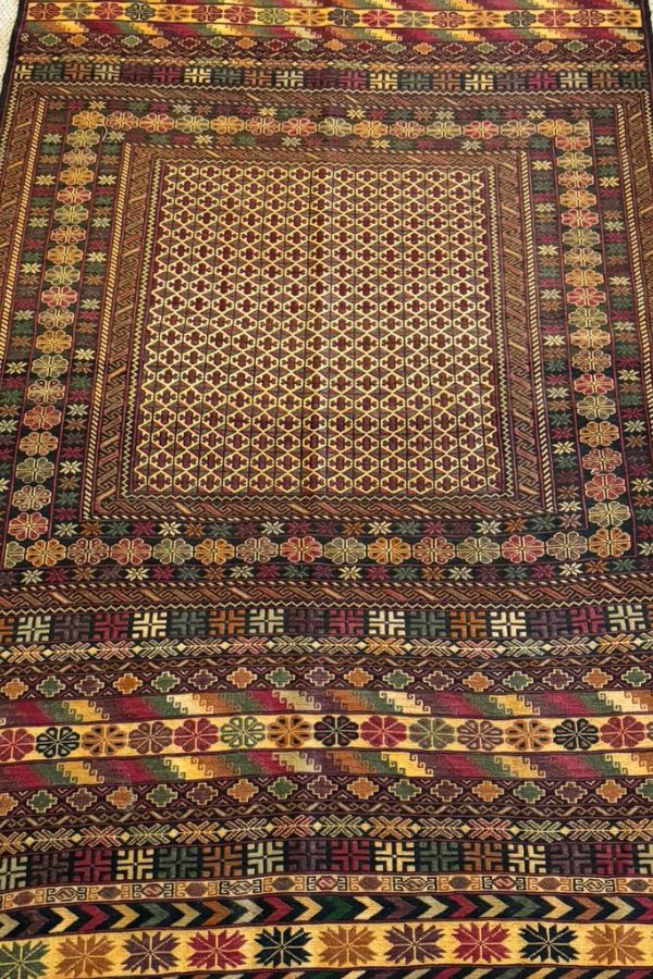 Afghan Handwoven Maliki Kilim 6.8*4ft | Rugnify – Rugnify | Quality ...