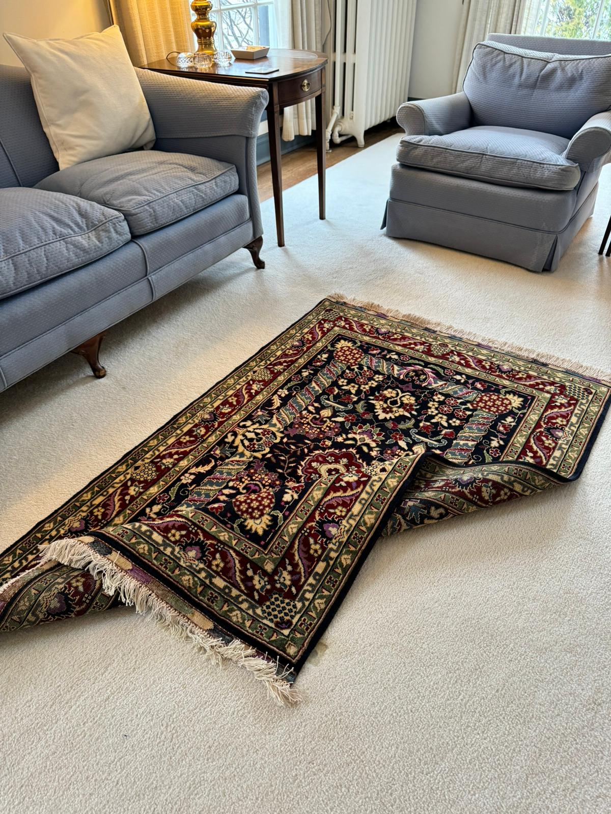 Handwoven Afghan Darbar Naqsha Rug (5' x 3.3')