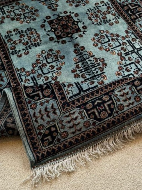 Blue Handmade Rug