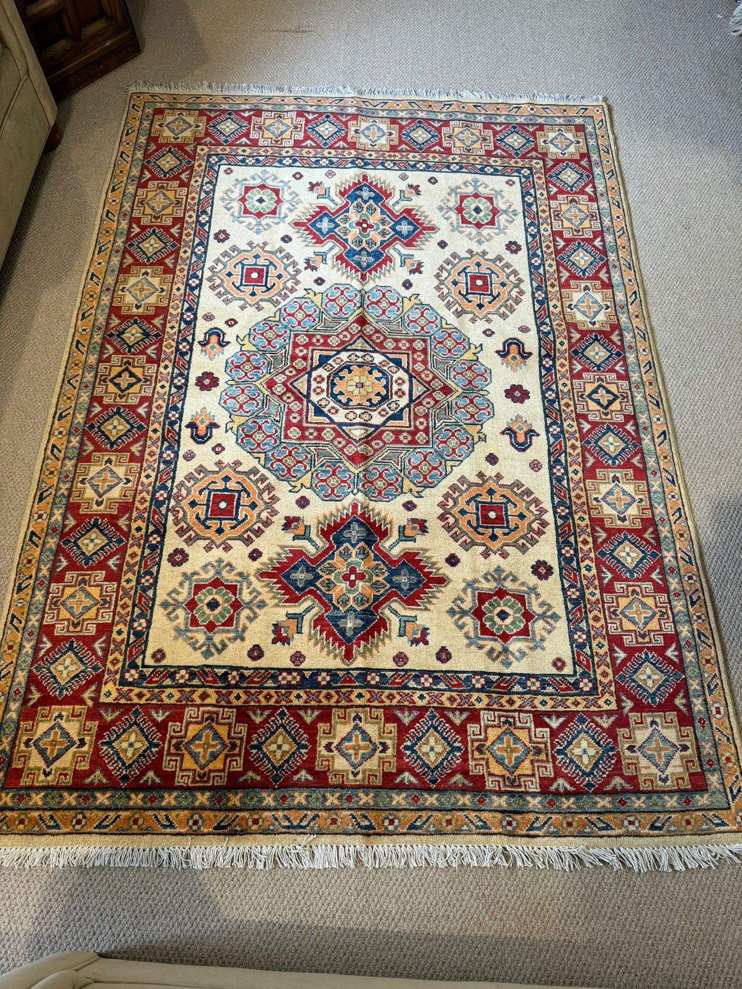 Hand-Knotted Oriental Rug- Aqcha Artisanal Masterpiece