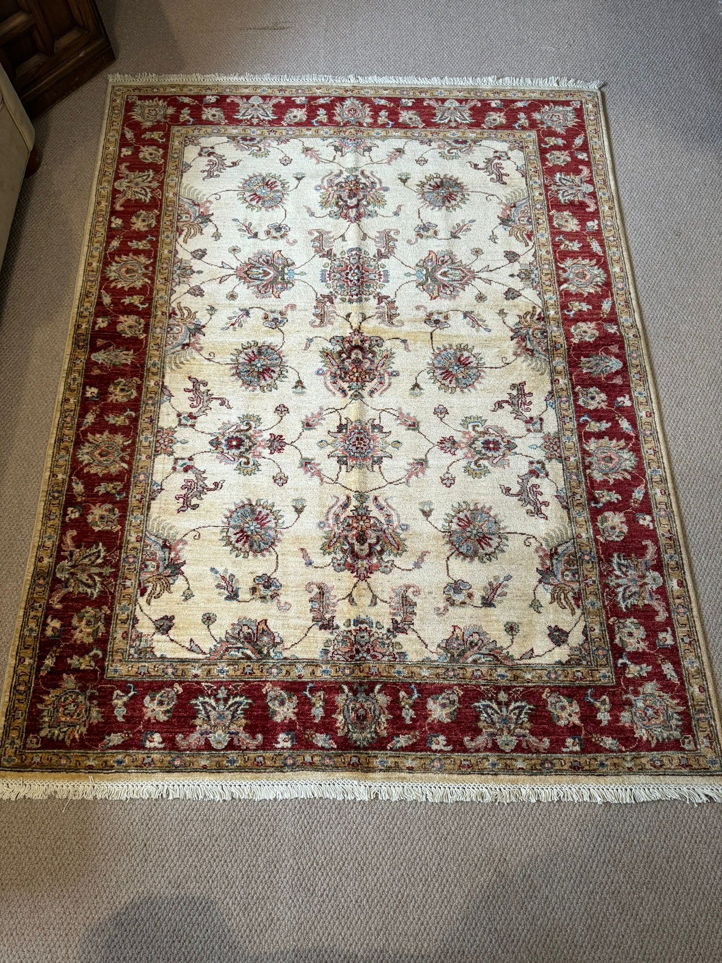 Handwoven Floral Rug