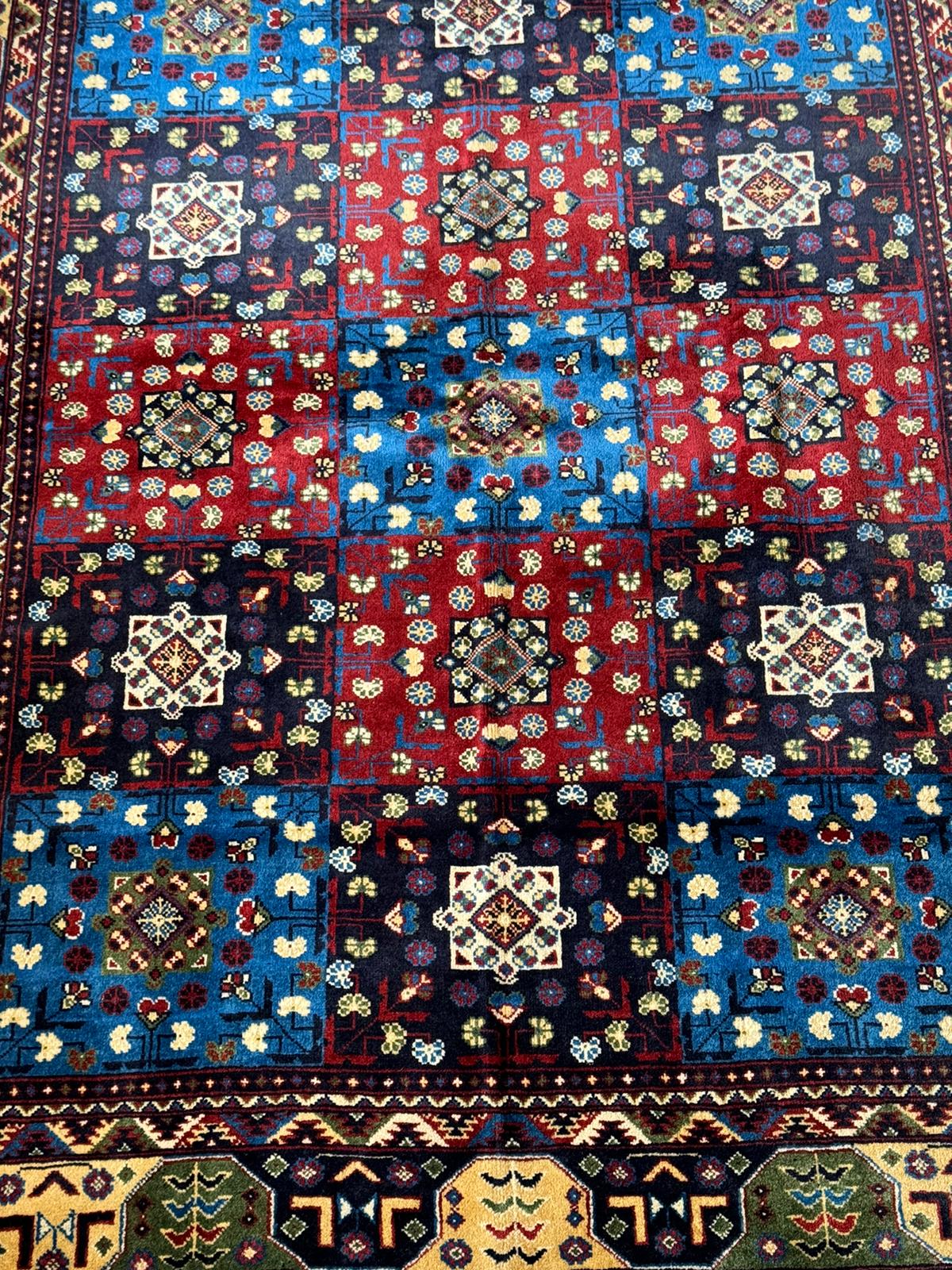 Vibrant Afghan Rug