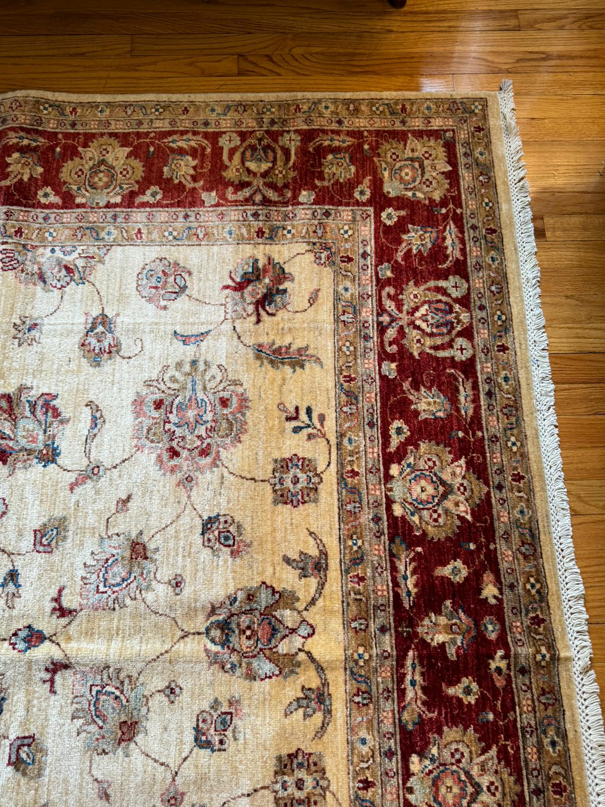 Handwoven Afghan Area Rug- Chobrang 7x10ft