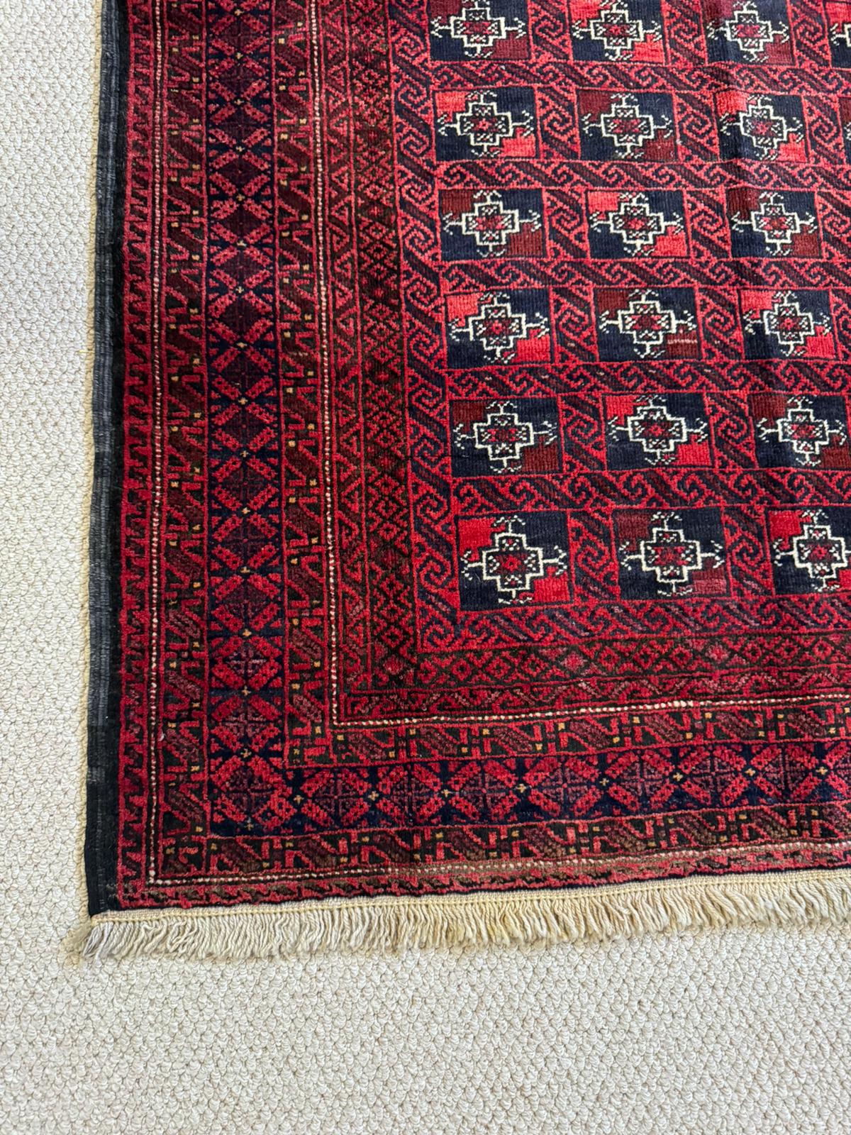 Haft Bala Rug: Hand-Knotted Heirloom 5.3x3.8 ft