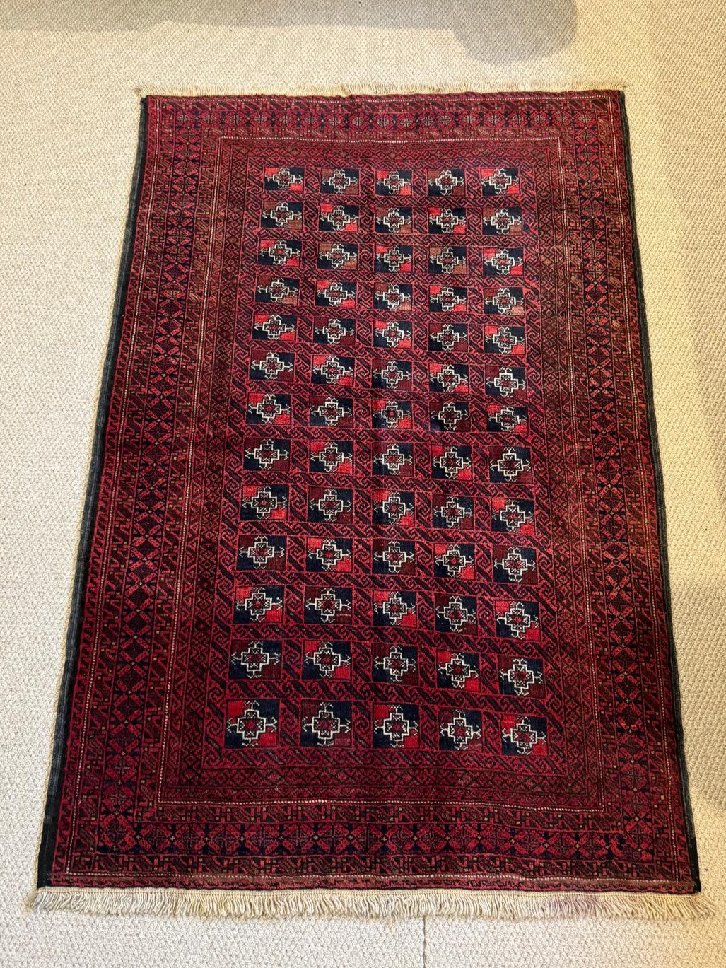 Haft Bala Rug: Hand-Knotted Heirloom 5.3x3.8 ft