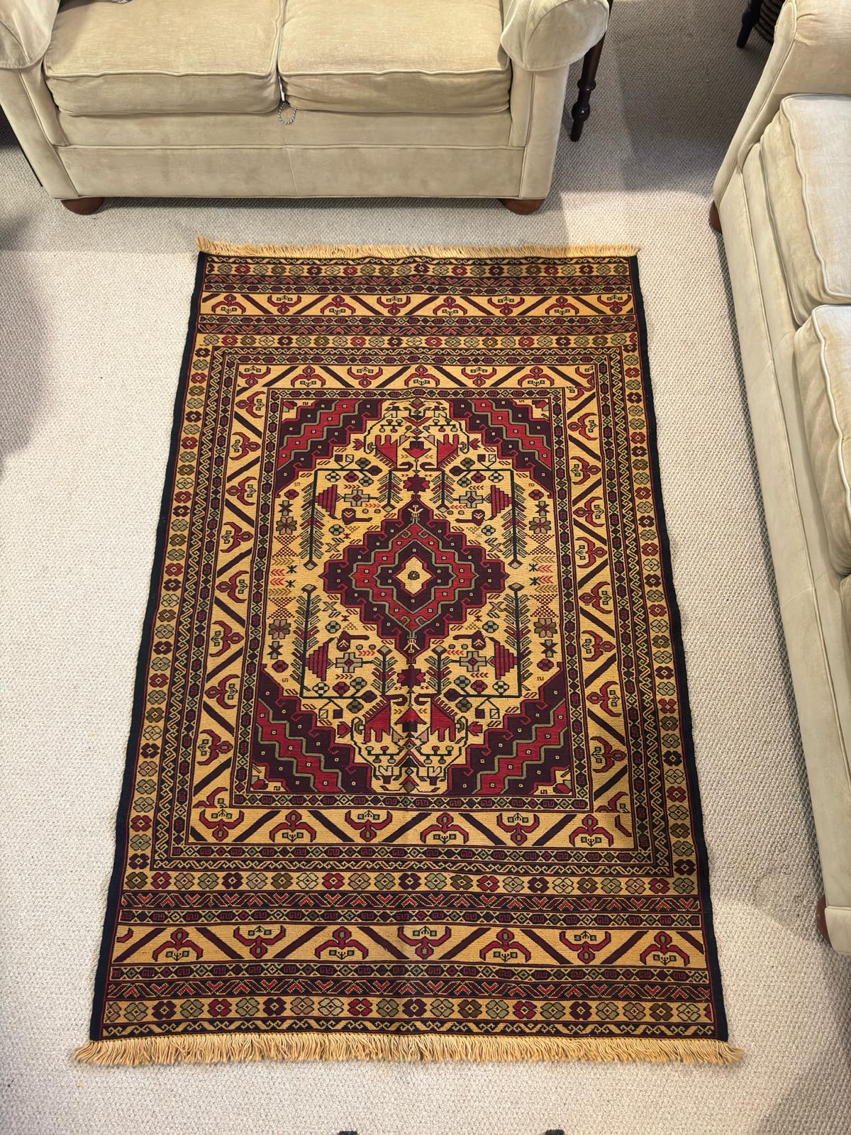 North Afghanistan Maliki Treasure Rug - 6.3x4.2ft