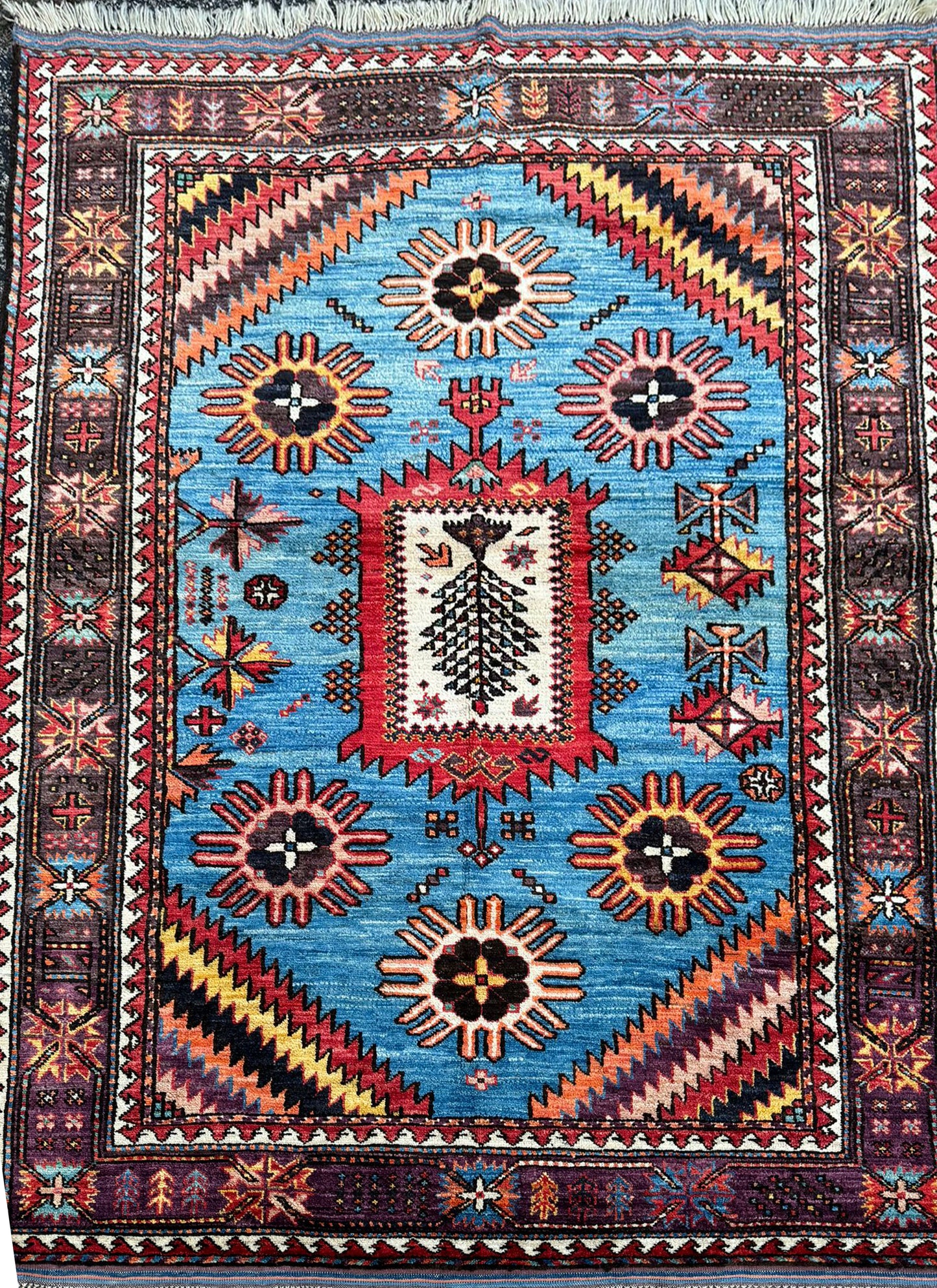 Handmade Vintage Rug- Baluchi Design