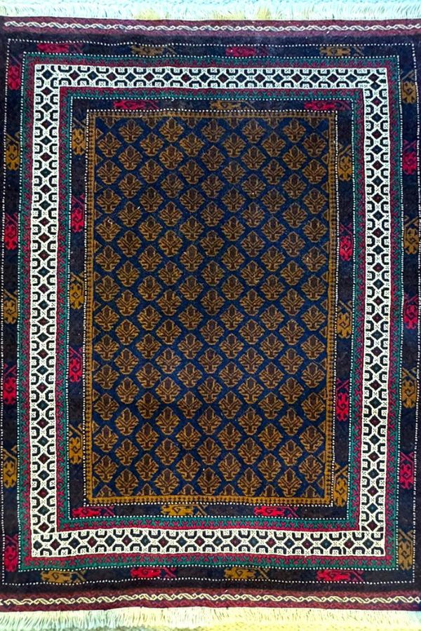 Herat Tribal Dokhtar Qazi Rug (4.4 x 2.9 ft)