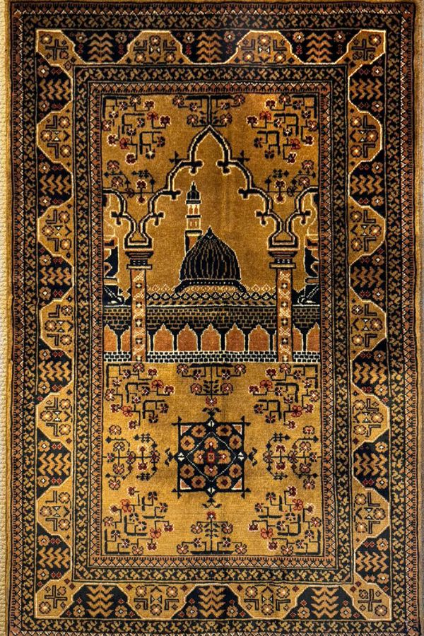 Handmade Prayer Rug 4.2 x 2.5 ft – Rugnify | Quality Handmade Rugs and ...
