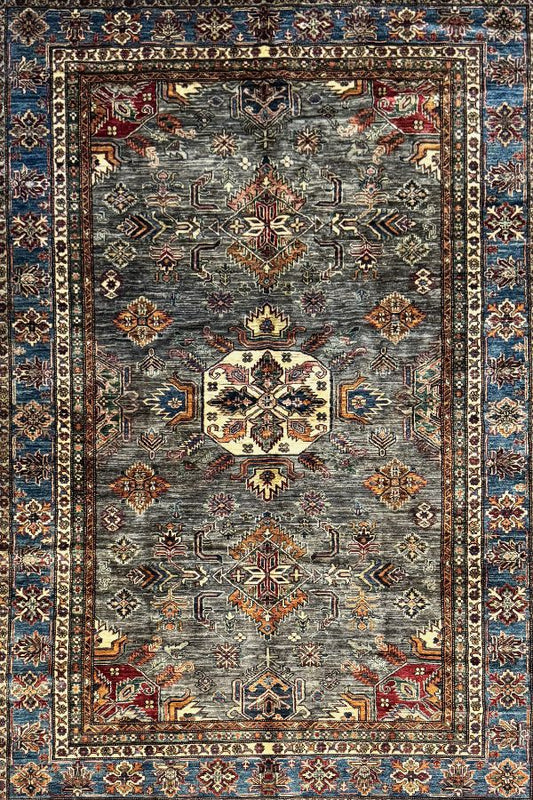 Elegant Qazaq Area Rug (7.7 x 9.3 ft)