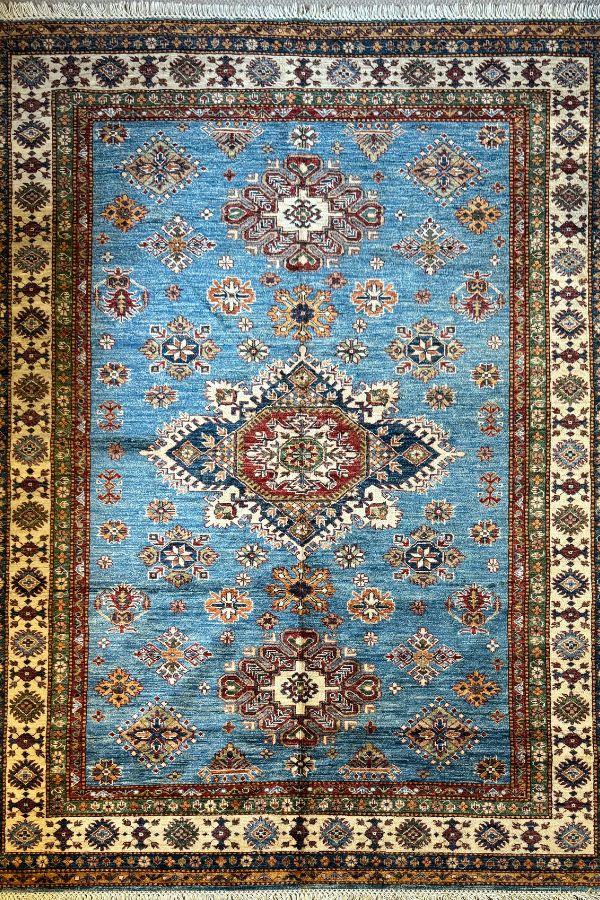 Qazaq Wool Rug (7.6 x 8.9 ft)