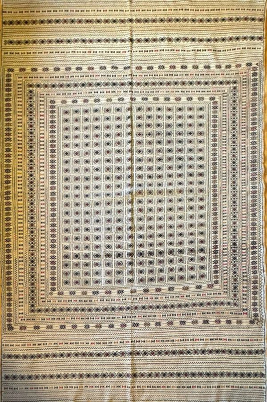 Ghalmoori Kilim- Handcrafted Afghan Weave 9.5x6.5ft