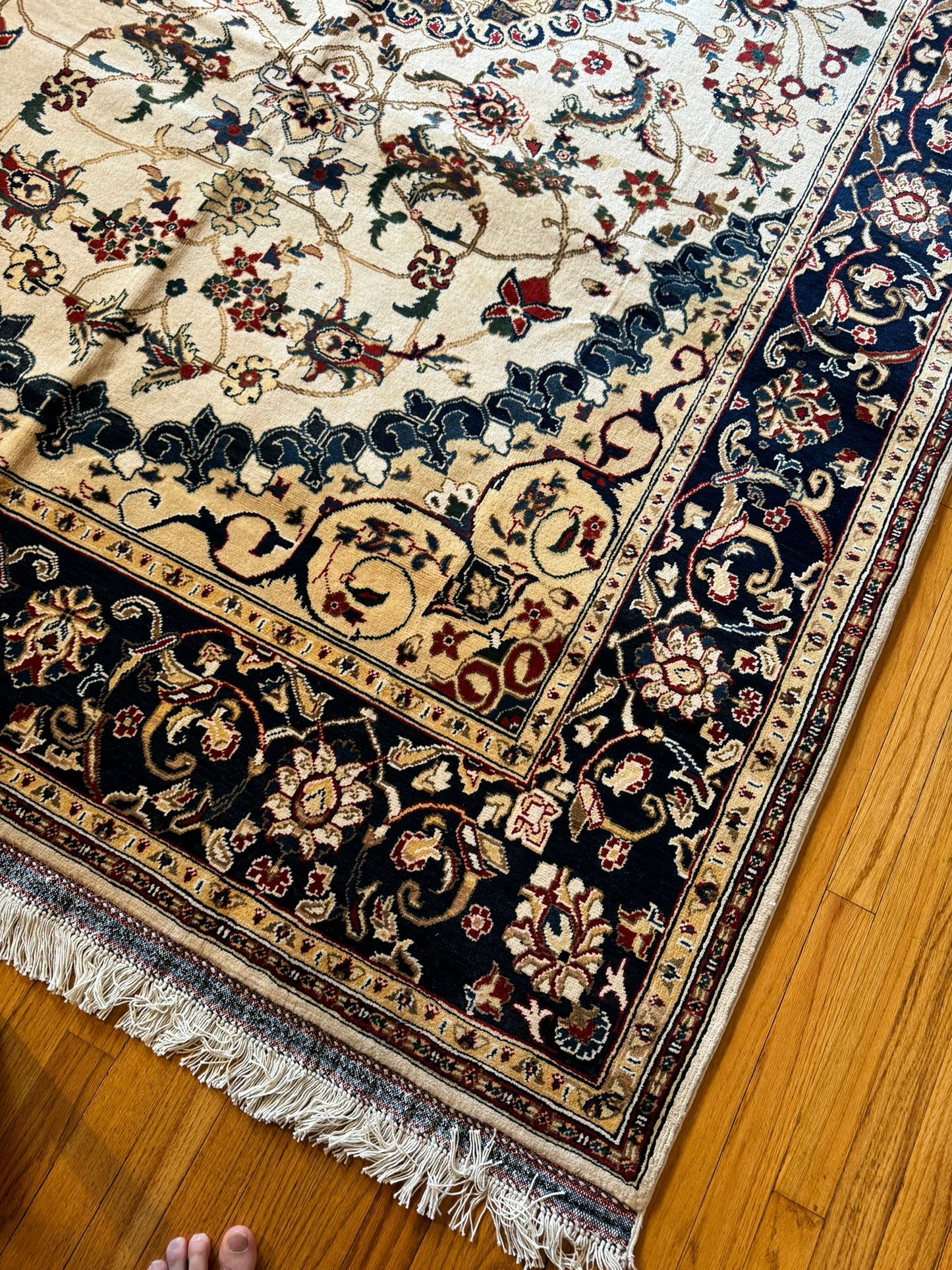 Isfahan Rug - 10x6.8 Feet Persian Legacy