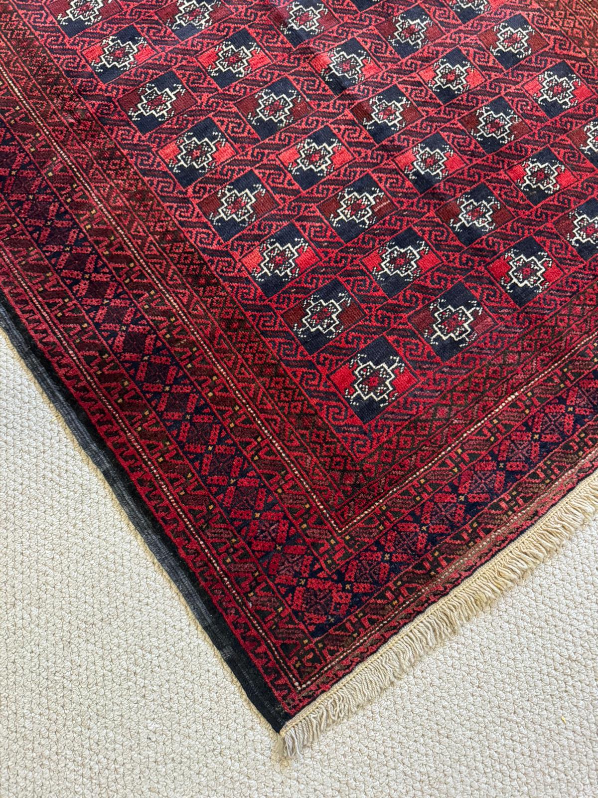 Haft Bala Rug: Hand-Knotted Heirloom 5.3x3.8 ft