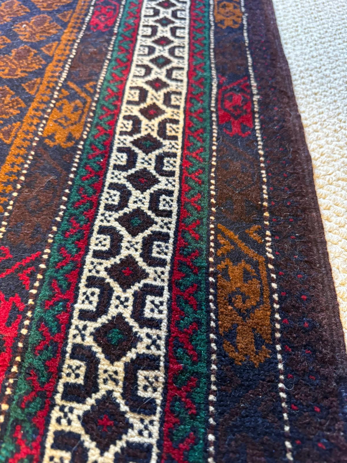 Herat Tribal Dokhtar Qazi Rug (4.4 x 2.9 ft)