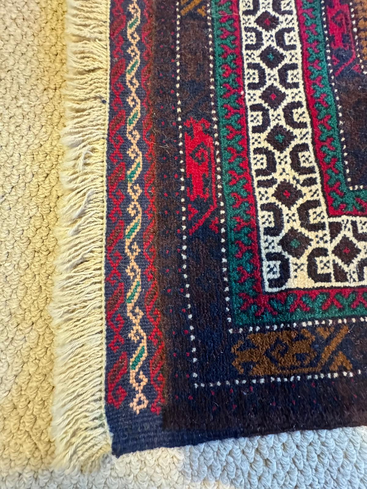 Herat Tribal Dokhtar Qazi Rug (4.4 x 2.9 ft)